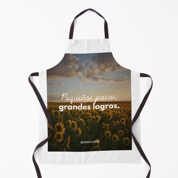 Item preview, Small Steps, Big Achievements – Motivational Sunflower Quote designed and sold by Frasesmotiva56.