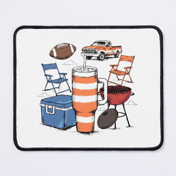 Item preview, Football Tailgate Party Gear Illustration designed and sold by DariaOltes.