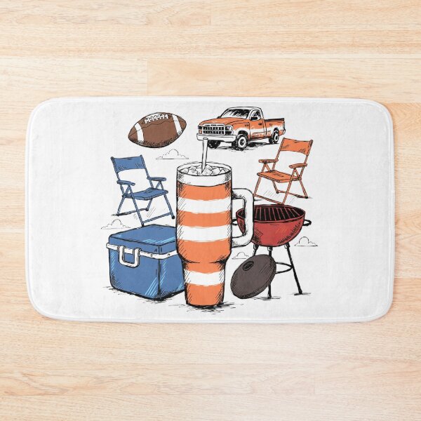 Item preview, Football Tailgate Party Gear Illustration designed and sold by DariaOltes.