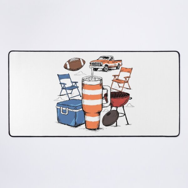 Item preview, Football Tailgate Party Gear Illustration designed and sold by DariaOltes.