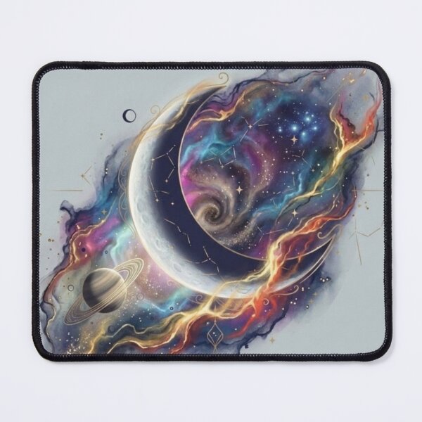 Item preview, Celestial Crecent Moon Galaxy designed and sold by MysticVargas.