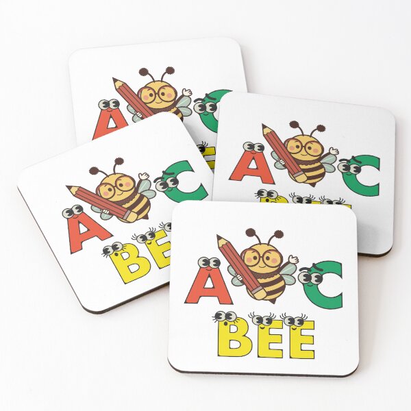 Item preview, Kids Bee ABC alphabet Cute Kawaii Bumble Bees designed and sold by Art IN Pack.