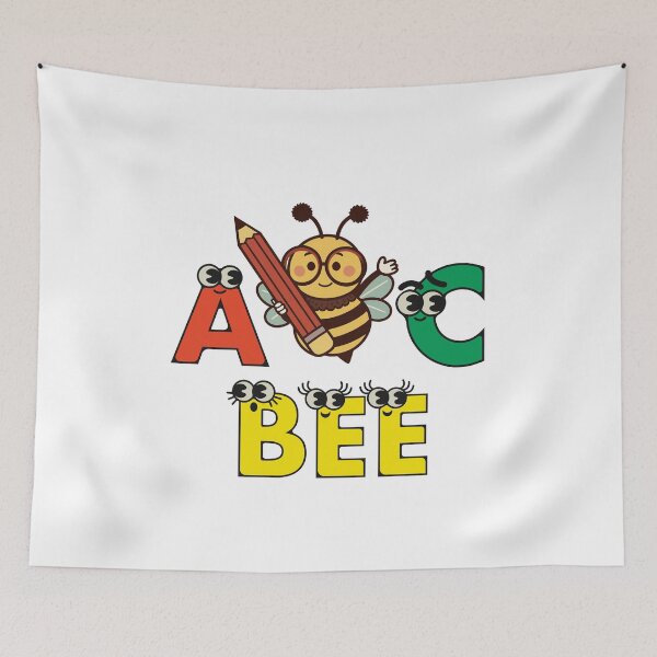 Item preview, Kids Bee ABC alphabet Cute Kawaii Bumble Bees designed and sold by Art IN Pack.