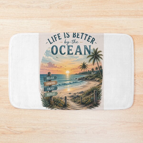 Item preview, Ocean Sunset Beach Shirt – Life Is Better By The Ocean – Coastal Lover Gift designed and sold by Creativedes786.