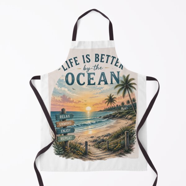 Item preview, Ocean Sunset Beach Shirt – Life Is Better By The Ocean – Coastal Lover Gift designed and sold by Creativedes786.