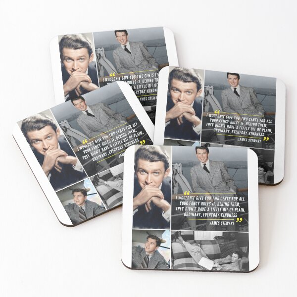 Item preview, James Stewart Quote Painted HD Art designed and sold by DiverseDazzle.