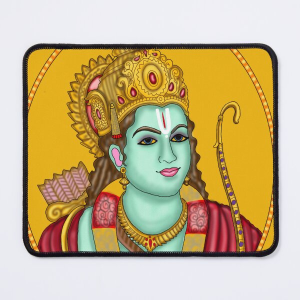 Item preview, Lord Rama Artwork | Divine Hindu God Digital Painting Illustration designed and sold by Harshit_Digital_Arts.