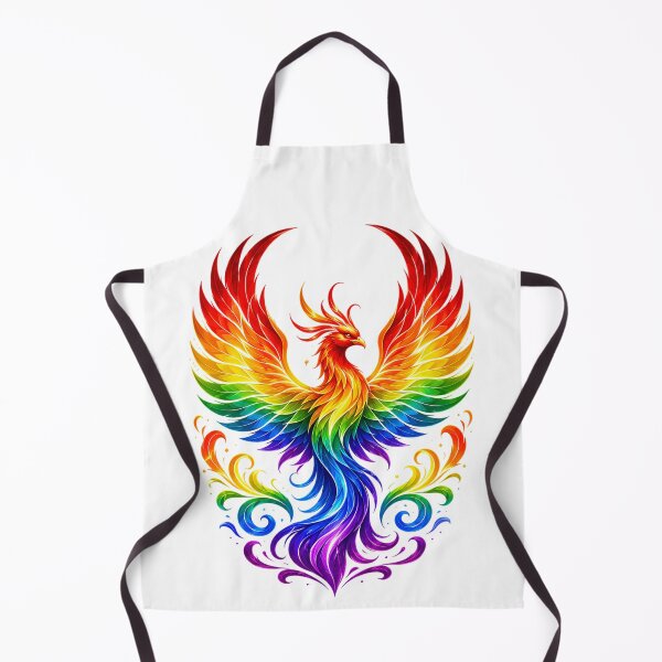 Item preview, Rainbow Phoenix Rising designed and sold by syotos-ai.