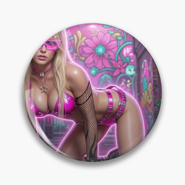 Item preview, Blonde in Neon Graffiti Alley designed and sold by kiwiartyfarty.