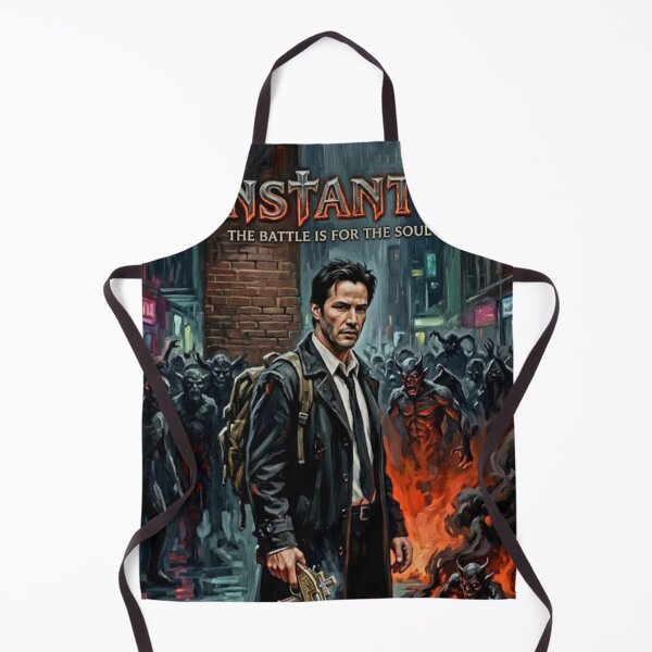 Aperçu de l'œuvre Affiche de film hommage à Constantine, style rétro, surnaturel, action et horreur. créée et vendue par Art's Diner.