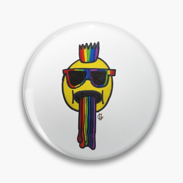 Item preview, The throwing up rainbow emoji  designed and sold by G-money101.