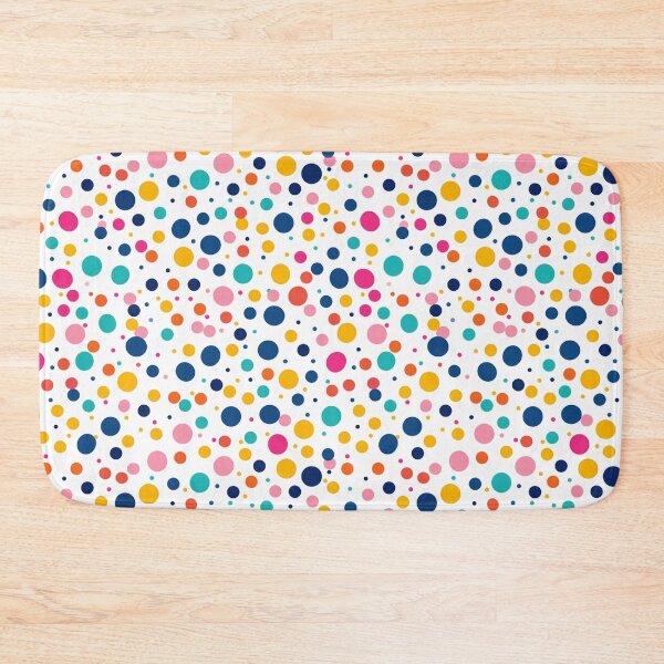 Item preview, Confetti Pop: Playful Multi-Colored Polka Dot Pattern designed and sold by LiveLearnCreate.