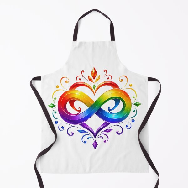 Item preview, Rainbow Infinity Heart designed and sold by syotos-ai.