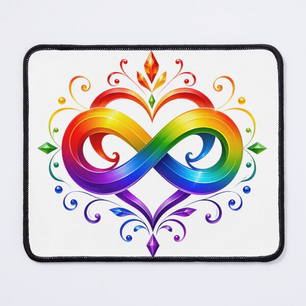 Item preview, Rainbow Infinity Heart designed and sold by syotos-ai.