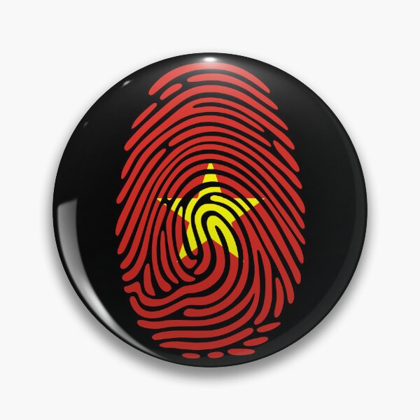 Item preview, Vietnam Flag Fingerprint Identity  | Vietnamese DNA Heritage Graphic designed and sold by NTGUILTY.