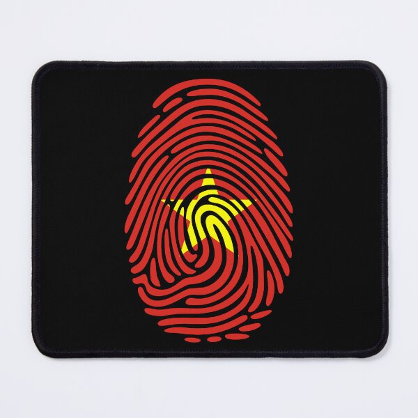 Item preview, Vietnam Flag Fingerprint Identity  | Vietnamese DNA Heritage Graphic designed and sold by NTGUILTY.