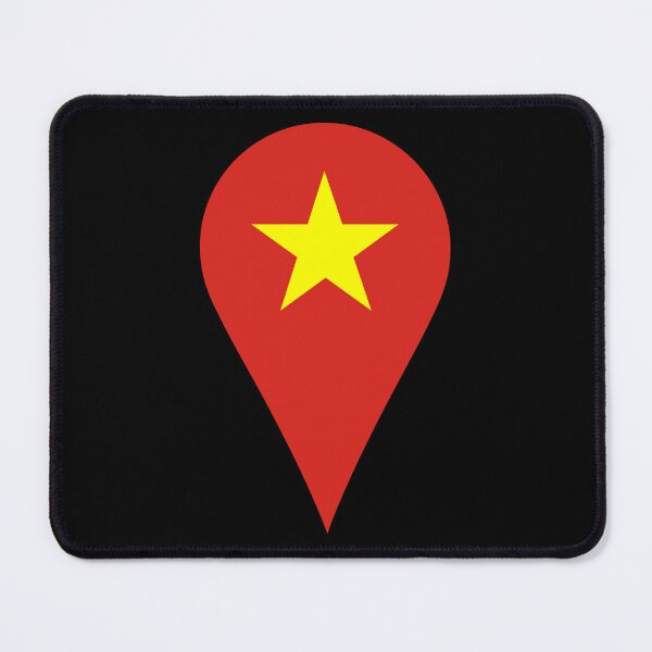Item preview, Vietnam Flag Location Pin Map Marker | Vietnamese Destination GPS Icon designed and sold by NTGUILTY.