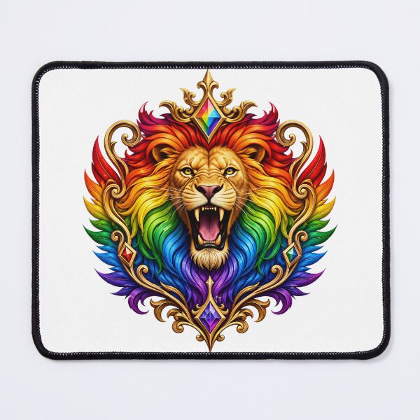 Item preview, Rainbow Pride Lion designed and sold by syotos-ai.