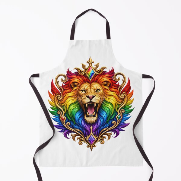 Item preview, Rainbow Pride Lion designed and sold by syotos-ai.