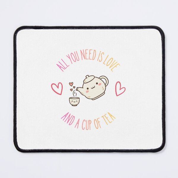 Item preview, All You Need Is Love And A Cup Of Tea - Kawaii Teapot designed and sold by Innitdesigns.