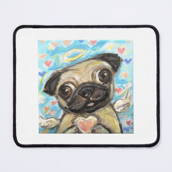 Item preview, Pug Angel Love designed and sold by artbyangie.