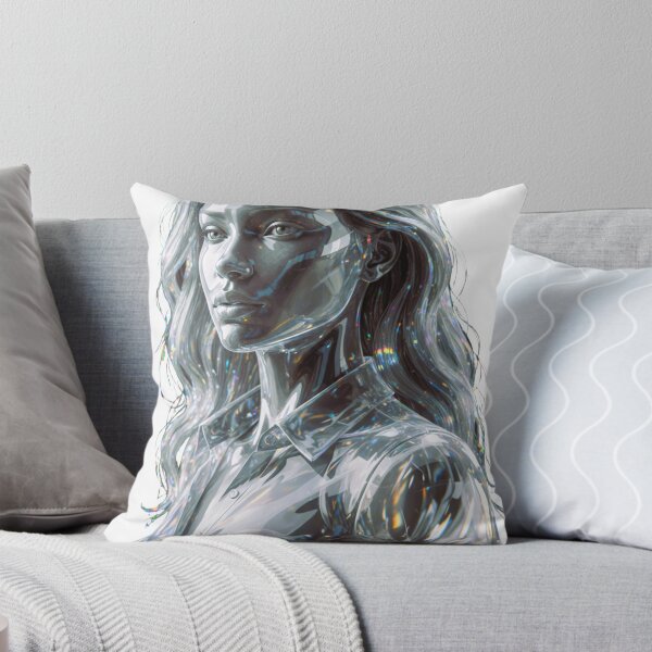 Item preview, Crystal Glass Woman – Digital Art Print designed and sold by NewGen-For-You.