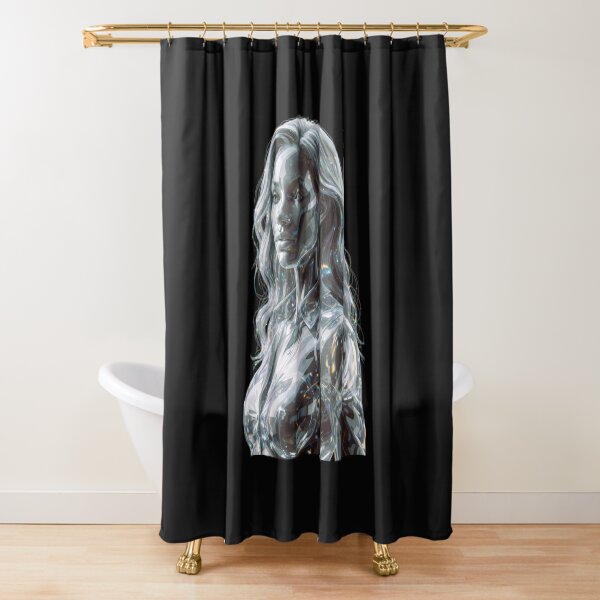 Item preview, Crystal Glass Woman – Digital Art Print designed and sold by NewGen-For-You.