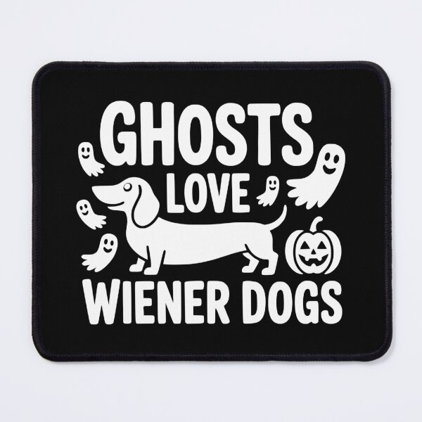 Item preview, Ghosts Love Wiener Dogs designed and sold by theartfulaspie.