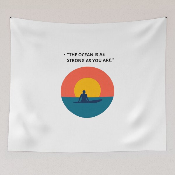 Item preview, You Are as Strong as the Ocean | Motivational Quote Design designed and sold by Frasesmotiva56.