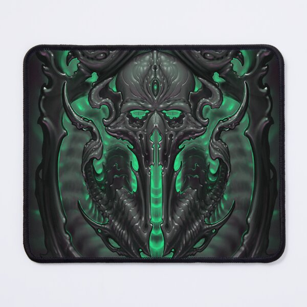 Item preview, Bio Organic skull (black background) designed and sold by TivonHCreager.
