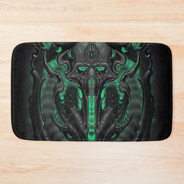 Item preview, Bio Organic skull (black background) designed and sold by TivonHCreager.