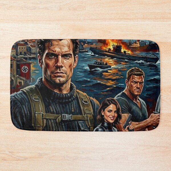 Item preview, The Ministry of Ungentlemanly Warfare Retro World War II Action Tribute Art Movie Poster designed and sold by Art's Diner.