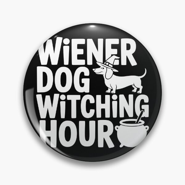 Item preview, Wiener Dog Witching Hour designed and sold by theartfulaspie.