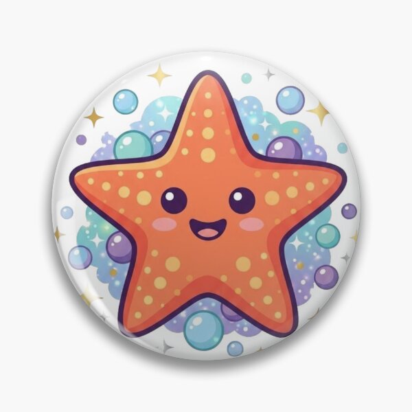 Item preview, Sea Star Big Dream Sticker, Cute Kawaii Starfish Ocean Design, Colorful Marine Life Artwork designed and sold by morning sun.