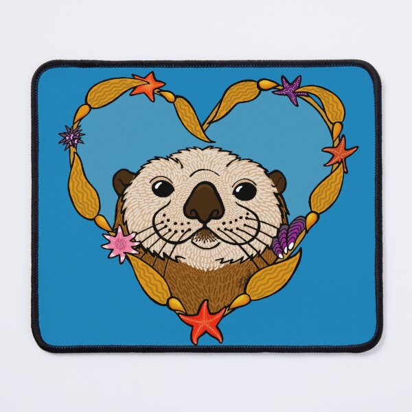 Item preview, Sea Otter Kelp Heart designed and sold by sharkbait83.