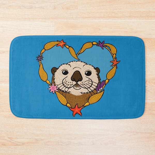 Item preview, Sea Otter Kelp Heart designed and sold by sharkbait83.