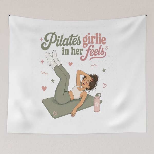 Item preview, Pilates Girlie In Her Feels Aesthetic Girl designed and sold by SnortStudio.