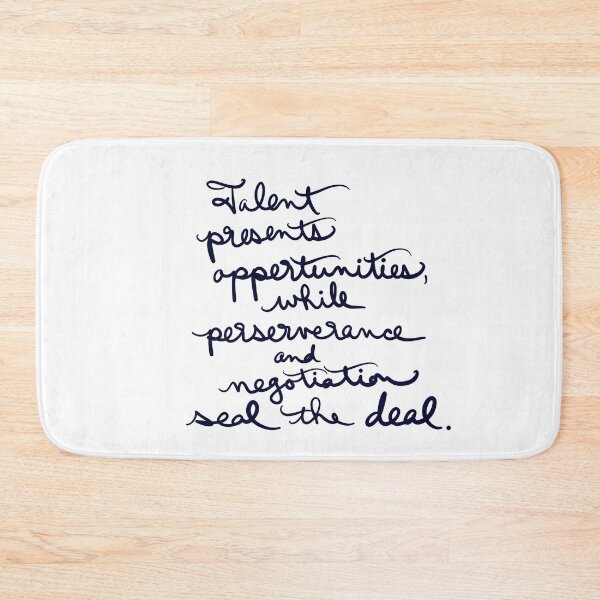 Item preview, Talent, Perseverance, Negotiation  designed and sold by abeink.