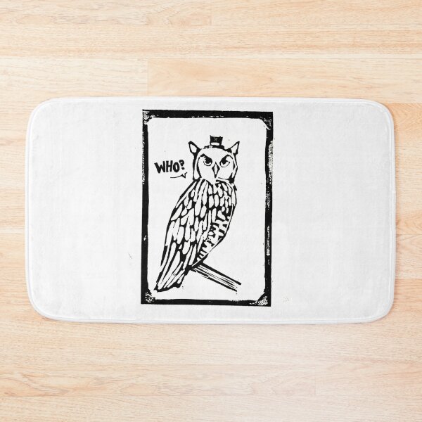 Item preview, Owl Linocut Print designed and sold by Mahimon.