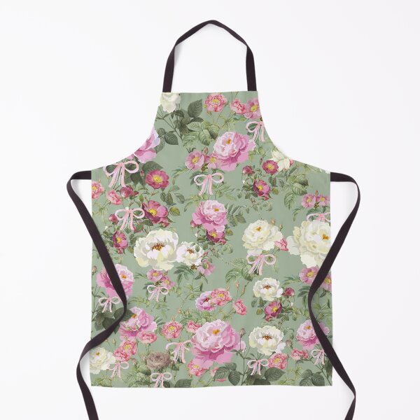 Item preview, Vintage Pink Roses & Coquette Bows Floral Pattern 2 | Cottagecore Botanical Design designed and sold by Asmaa Abdul-Azim.