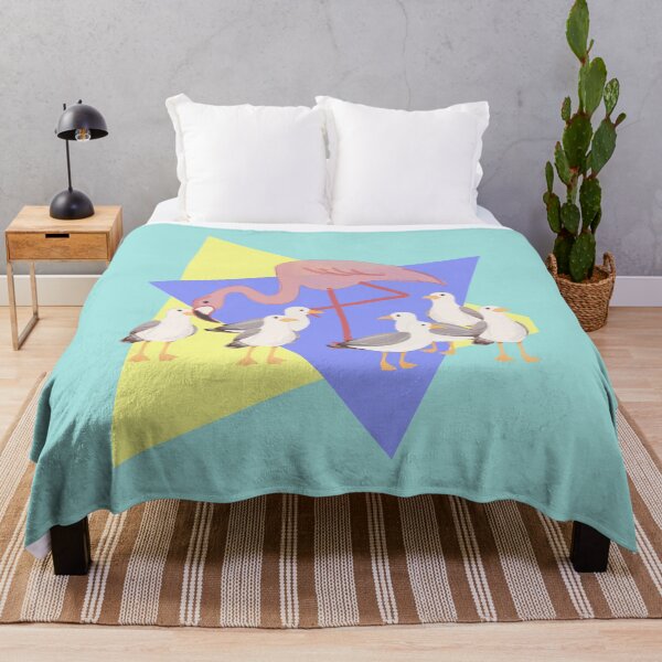 Item preview, Flamingo in seagulls designed and sold by TaraPen.