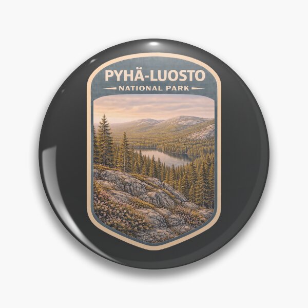 Item preview, Vintage Finland National Park Travel Print: Pyhä-Luosto  designed and sold by PinUpPizzazz.