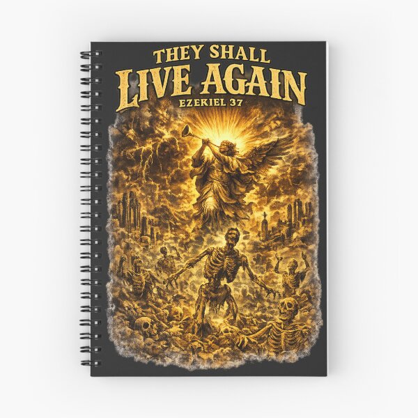 Item preview, They Shall Live Again – Ezekiel 37 Resurrection Angel Biblical Prophecy Design designed and sold by GardenReign.