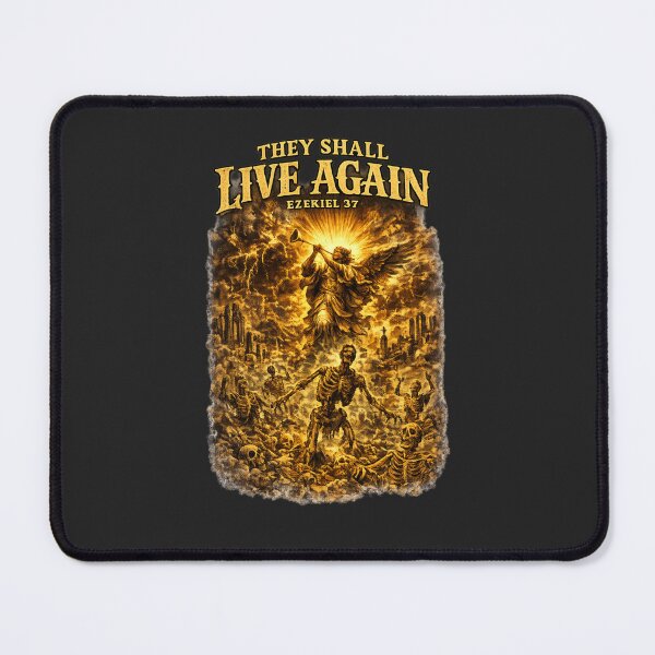 Item preview, They Shall Live Again – Ezekiel 37 Resurrection Angel Biblical Prophecy Design designed and sold by GardenReign.