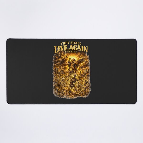 Item preview, They Shall Live Again – Ezekiel 37 Resurrection Angel Biblical Prophecy Design designed and sold by GardenReign.