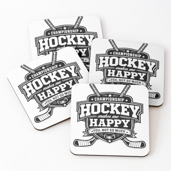 Item preview, Hockey Makes Me Happy Vintage Hockey Design designed and sold by brighiinfo.