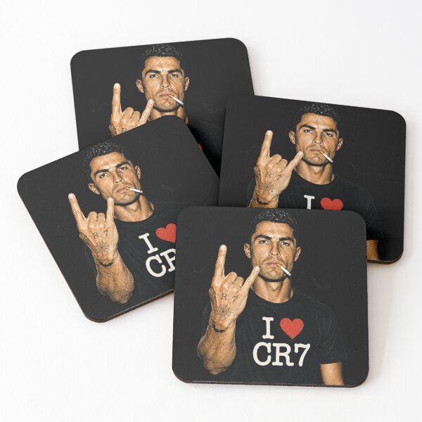Item preview, Cristiano Ronaldo CR7 Rebel Spirit Portrait – Dark Street Art Football Legend Illustration designed and sold by Artify Works.