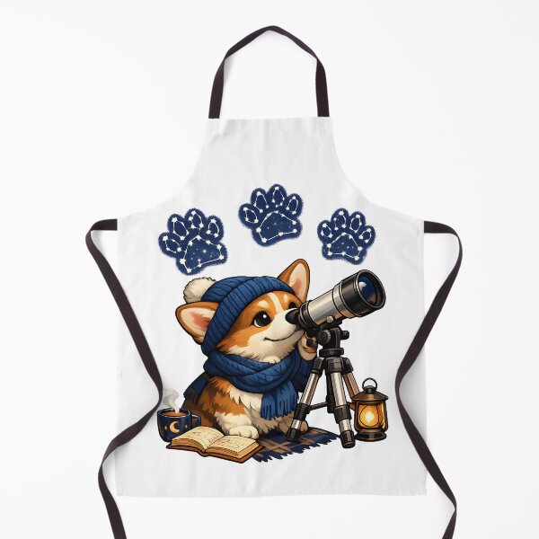 Item preview, Cozy Corgi Astronomer Watching Paw Star Constellations designed and sold by builtforyou.