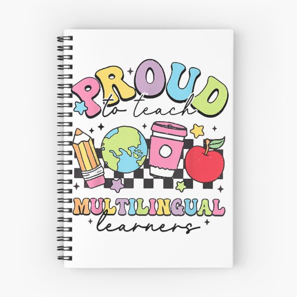 Item preview, Retro Proud to Teach Multilingual Learners English Teacher T-Shirt designed and sold by dDariaallofthat.