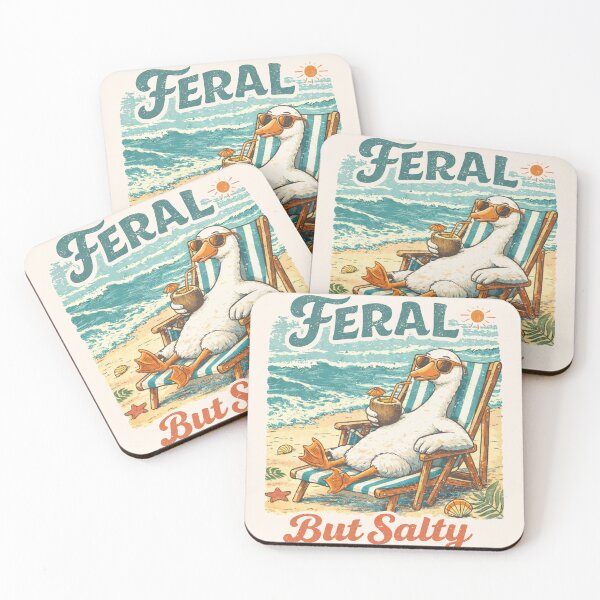 Item preview, Funny Summer Goose Feral But Salty designed and sold by legendaryskins.